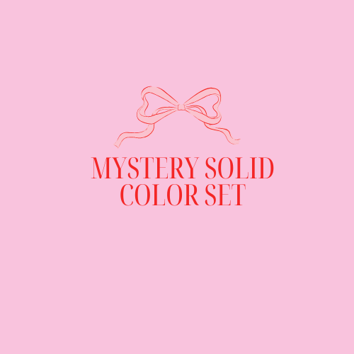 Mystery Solid Color Set (Single set of 10 pieces)